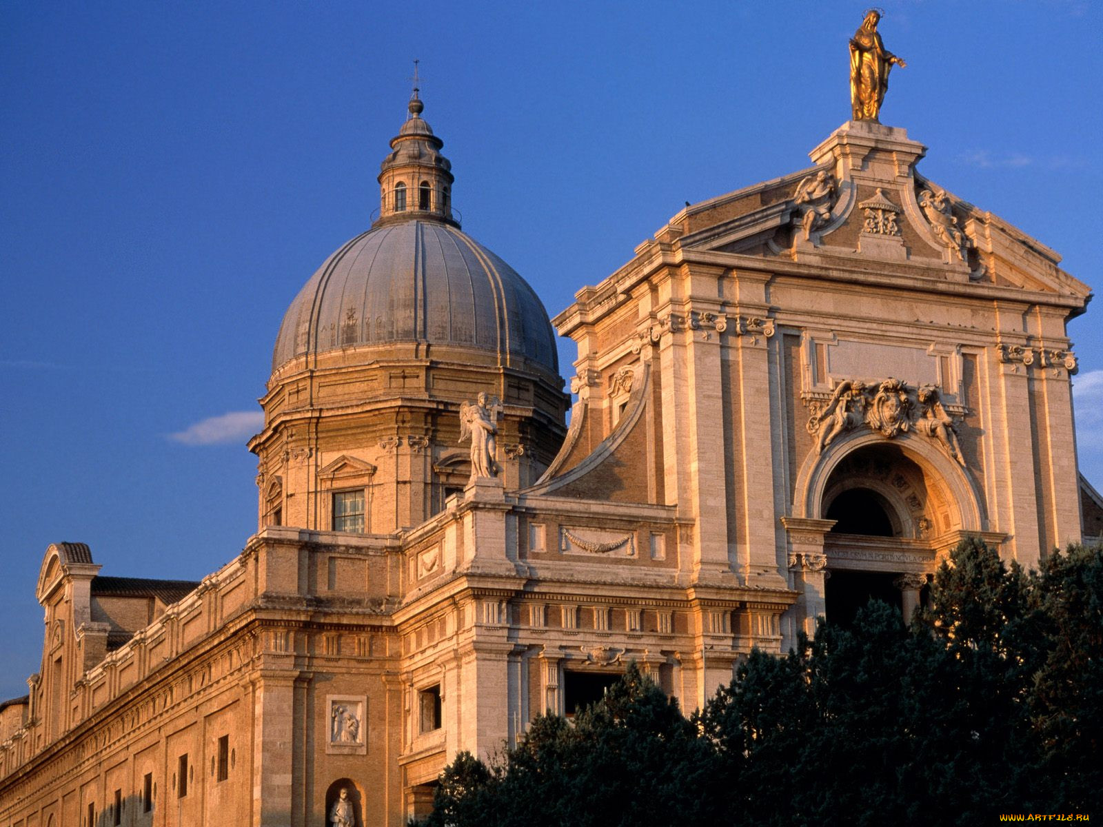 santa, maria, degli, angeli, assisi, italy, 